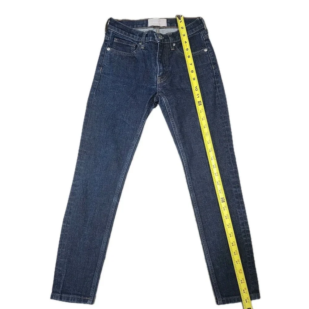 Everlane Ankle Skinny Jeans Womens Size 24 Dark Blue